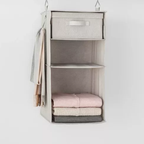 kitchen cabinet organizer shelf white made by designtm 3 shelf hanging fabric storage organizer light gray made kitchen cabinet organizer shelf white made by designtm 3 shelf hanging fabric storage organizer light gray made