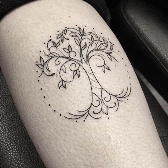 Tree of Life Tattoo Designs & Ideas on Media Democracy Best Tattoos For Women, Trendy Tattoos, Small Tattoos, Tattoos For Guys, Tiny Tattoo, Symbol Tattoos With Meaning, Symbolic Tattoos, Family Tree Tattoo, Family Tattoos