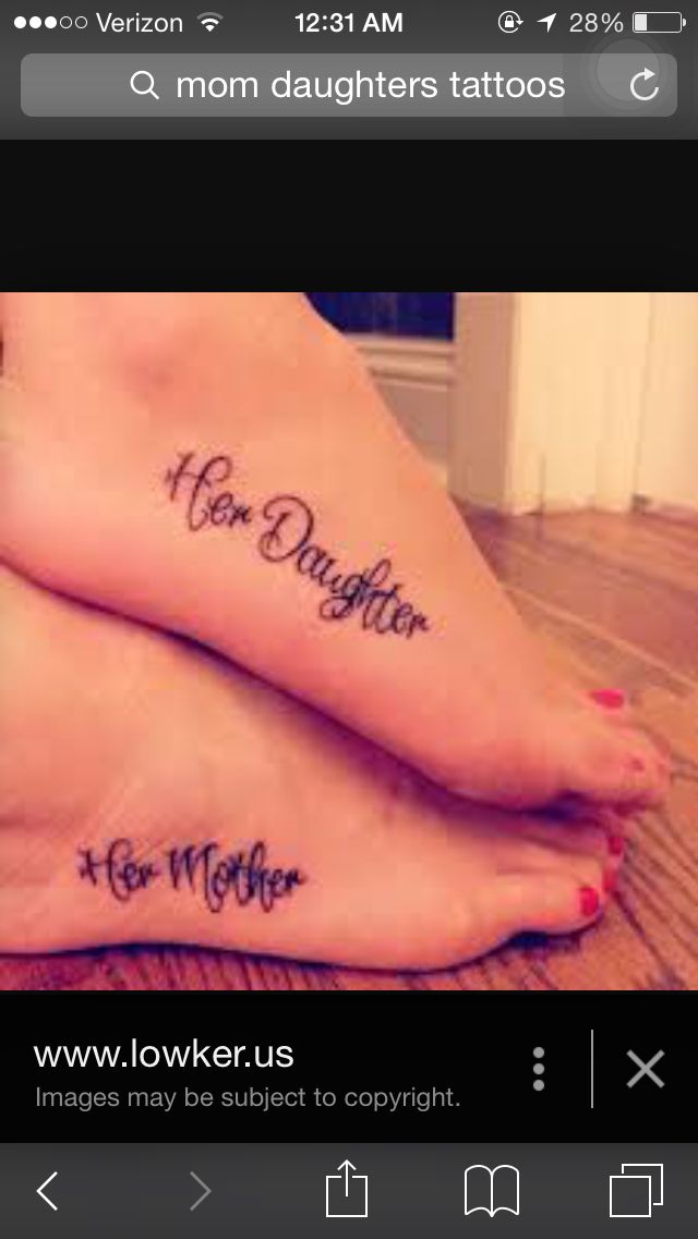 Mother daughter tat | Tattoos for daughters, Mother daughter tattoos