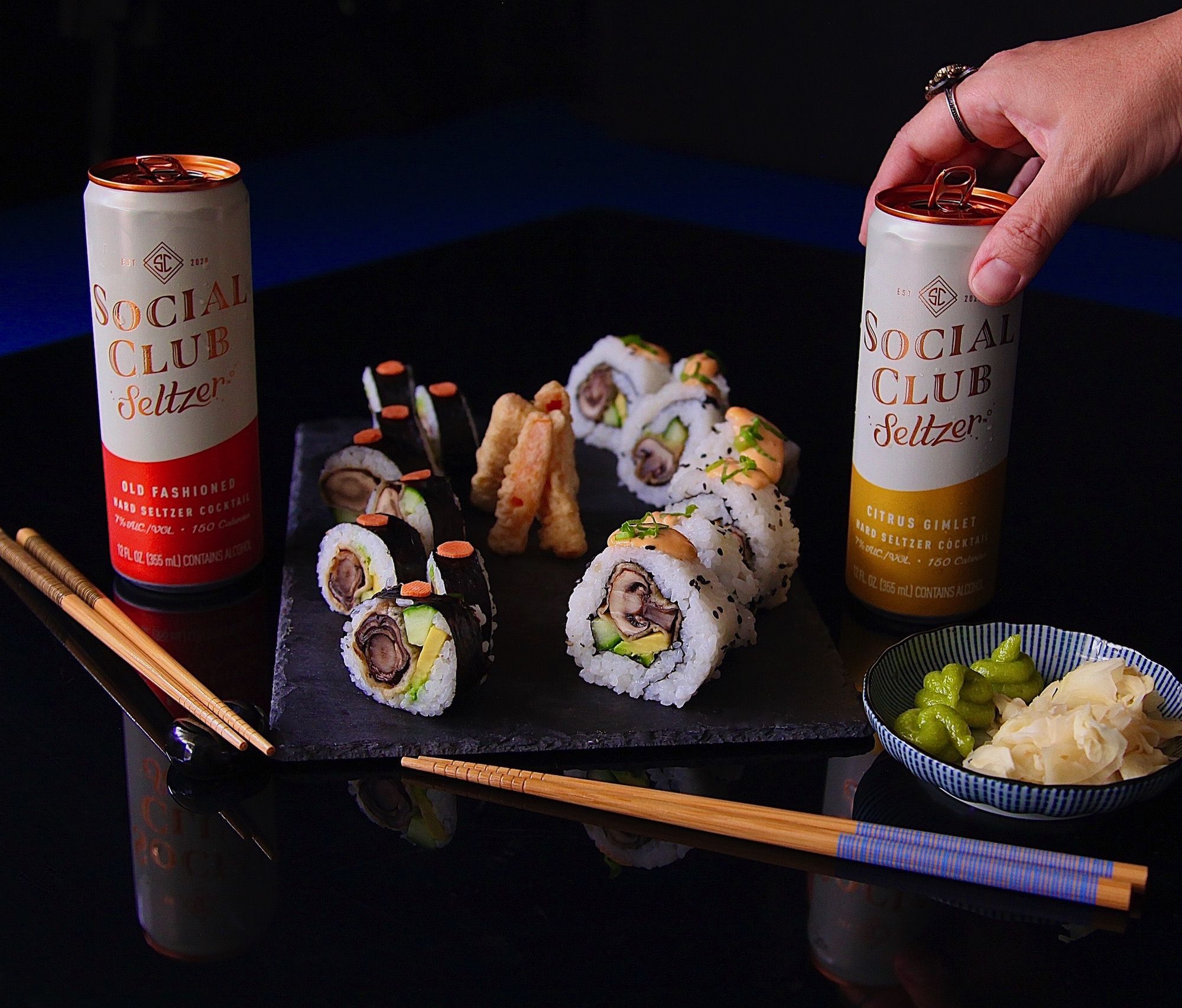 Mushroom Tempura Sushi #SocialClubRecipe | Tempura sushi, Sushi rice