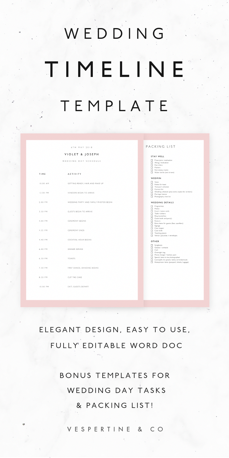 wedding timeline template wedding schedule template editable timeline templates for microsoft word