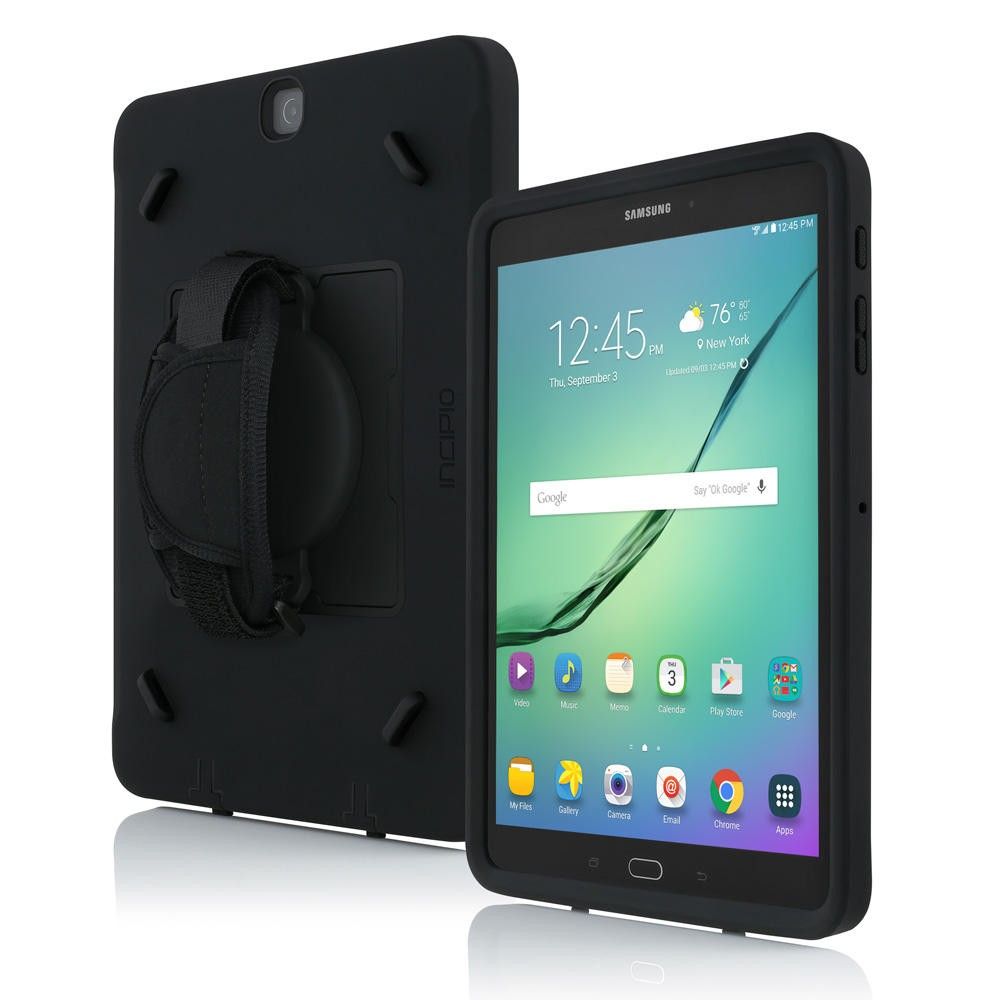 Incipio Capture Rugged Case With Handstrap Udaroustojchiv Hibriden Kejs Za For Samsung Galaxy Tav S2 Cheren P Tablet Accessories Accessories Case Galaxy Tab [ 1000 x 1000 Pixel ]