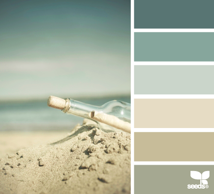 EMILY | you said that you were tired of your family area colors? this is a GREAT website for inspiration. as you know, i love monochromatic or muted color combinations and this is one that would be great in your home. reminds me of cannon beach + works really well with your exterior. Wall Colors, House Colors, Paint Colors, Coastal Decor, Beach Decor, Coastal Cottage, Coastal Plain, Coastal Kitchen, Coastal Chic