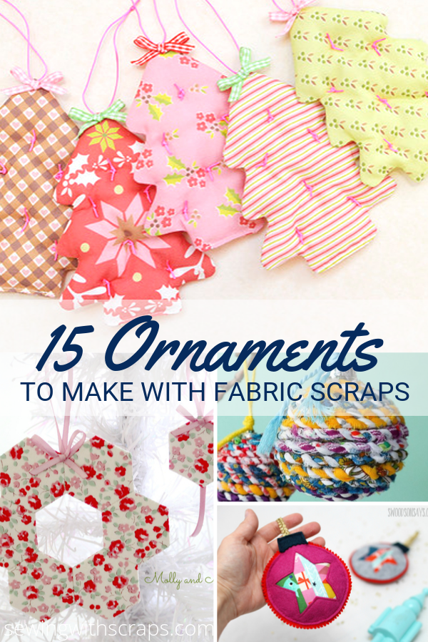 15 Ornaments to Make with Fabric Scraps | Scrappy Girls Club | Bloglovin’ Fabric Christmas Decorations, Sewn Christmas Ornaments, Christmas Sewing Projects, Fabric Christmas Ornaments, Handmade Christmas, Christmas Crafts, Ornaments Diy, Christmas Angels Diy, Holiday Fabric Crafts
