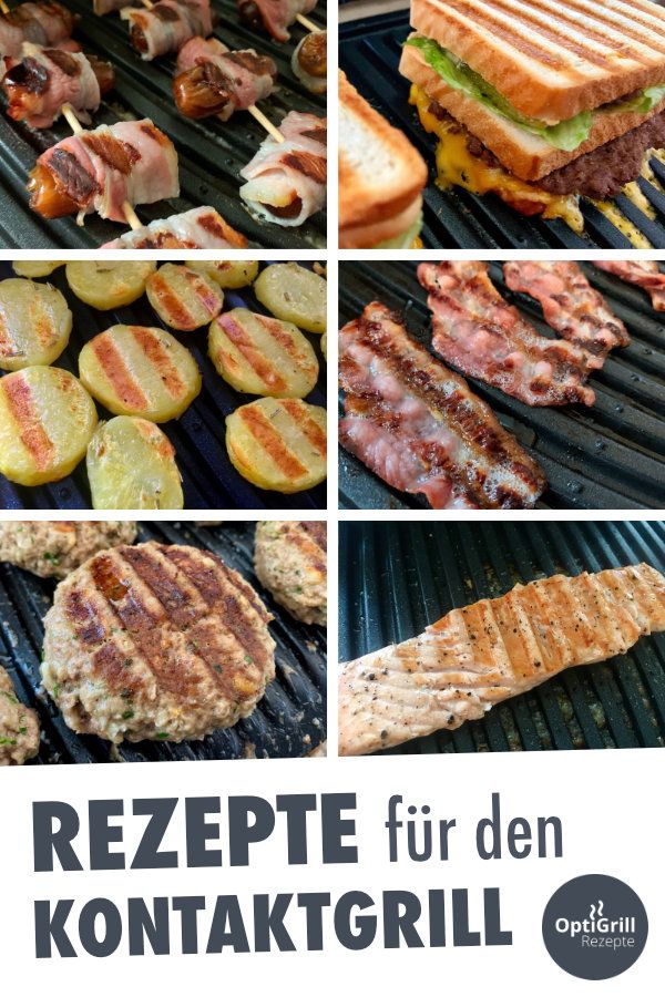 Kontaktgrill Rezepte: Fleisch, Fisch, Vegetarisch & Sandwiches grillen #vegetariangrilling