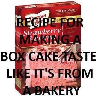 Can You Use Butter Instead Of Oil In A Cake Mix When Baking A Cake From Box Mix Use Butter Instead Of Oil Milk Instead Of Water And Add A Few Drops Of Vanilla Your Cake Wi Baking Tips No Bake Cake