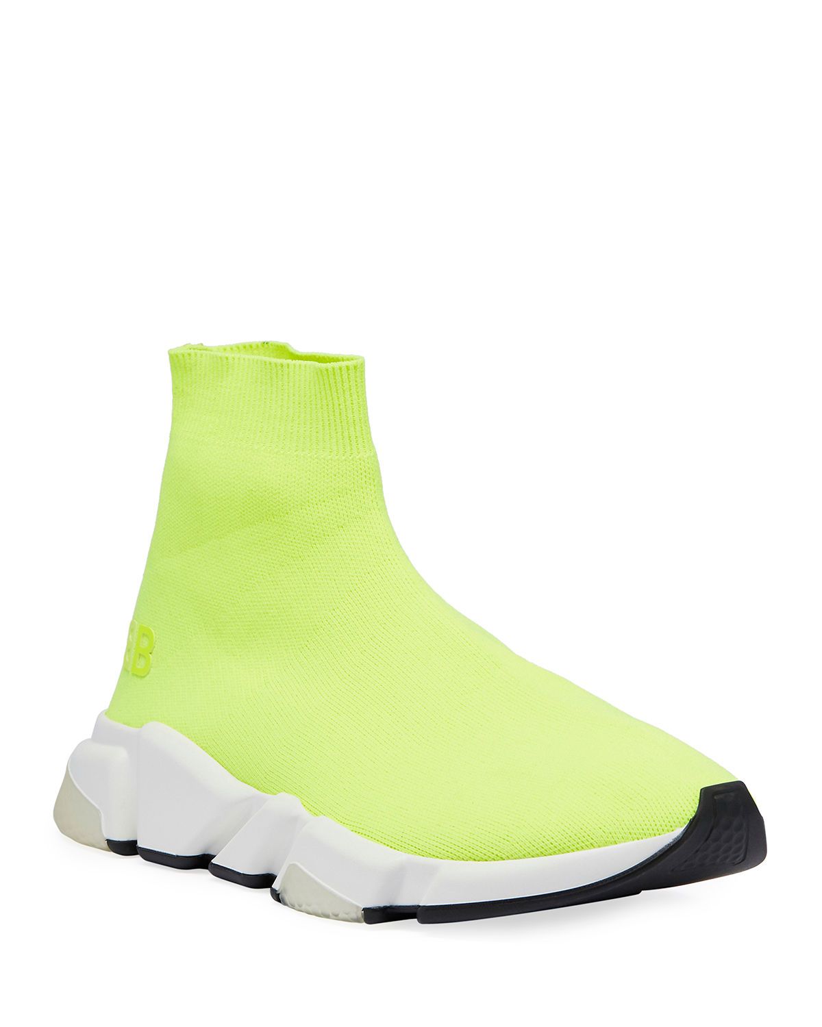 balenciaga speed knit mens yellow