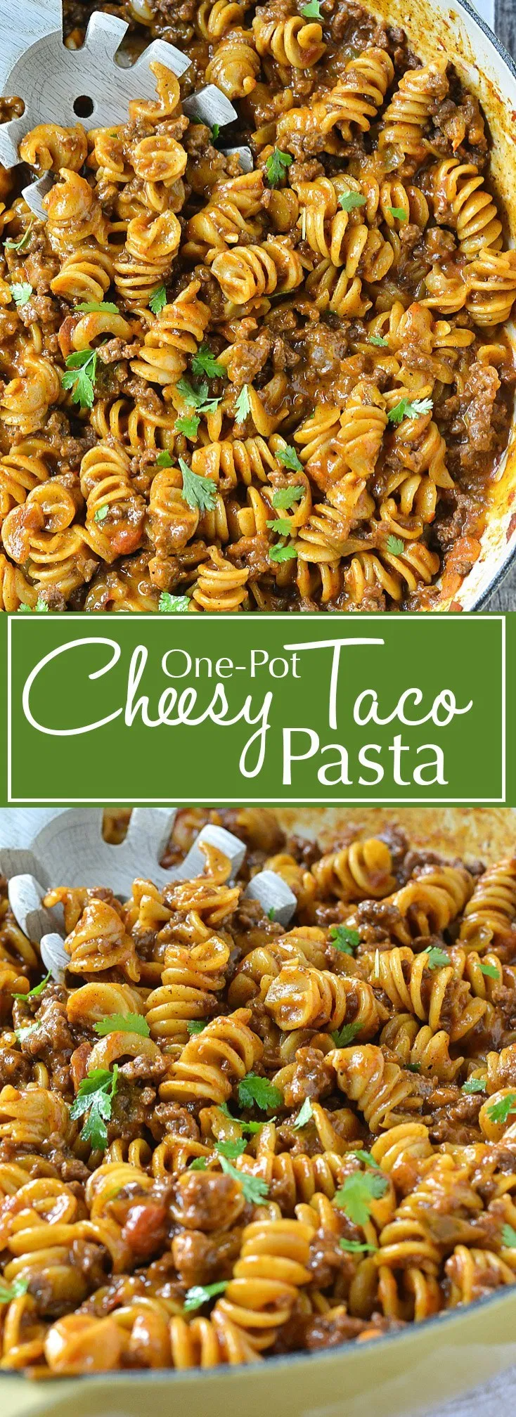 One-Pot Cheesy Taco Pasta - Mother Thyme
