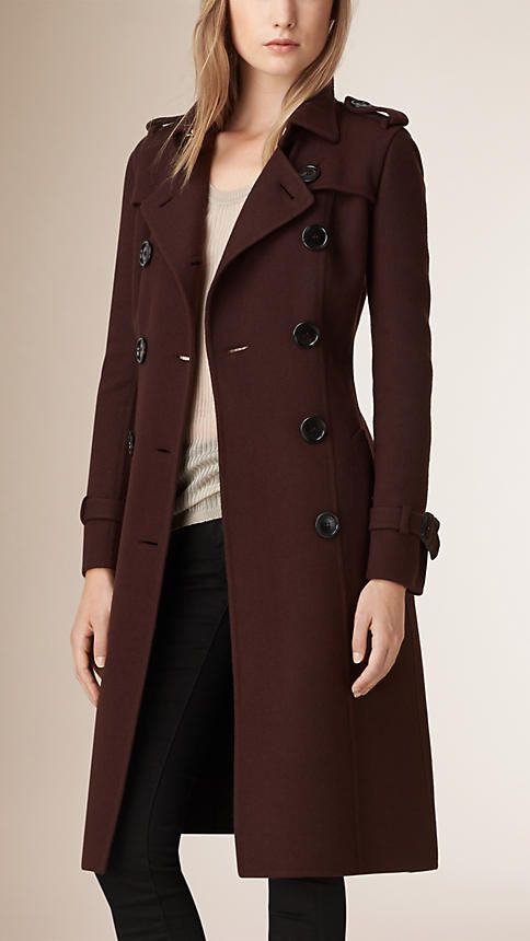 M&S&W Women Long Jacket Lapel Double Breasted Trench Coat Wool Blend Overcoats M&S&W Women Long Jacket Lapel Double Breasted Trench Coat Wool Blend Overcoats