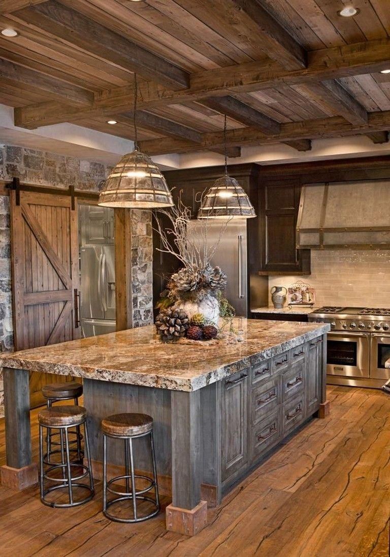 25+ Wanderful Farmhouse Barn Wood Kitchen Ideas Do you believe that a happy fami...