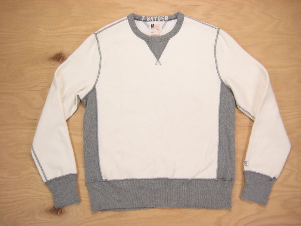 $175 TODD SNYDER x CHAMPION ivory DOUBLE V REVERSE WEAVE $175 TODD SNYDER x CHAMPION ivory DOUBLE V REVERSE WEAVE