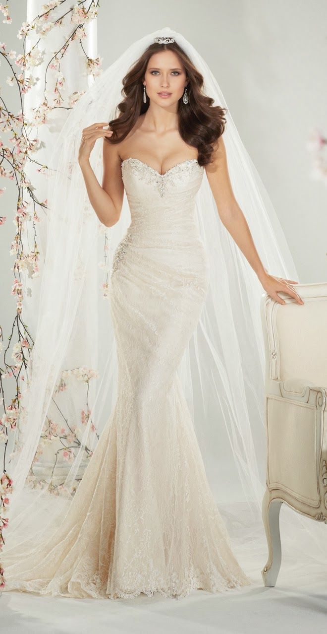 Jolie robe de mariée Sophia Tolli.
