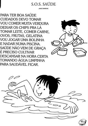 blog professor zezinho 100 atividades e desenhos sobre higiene e