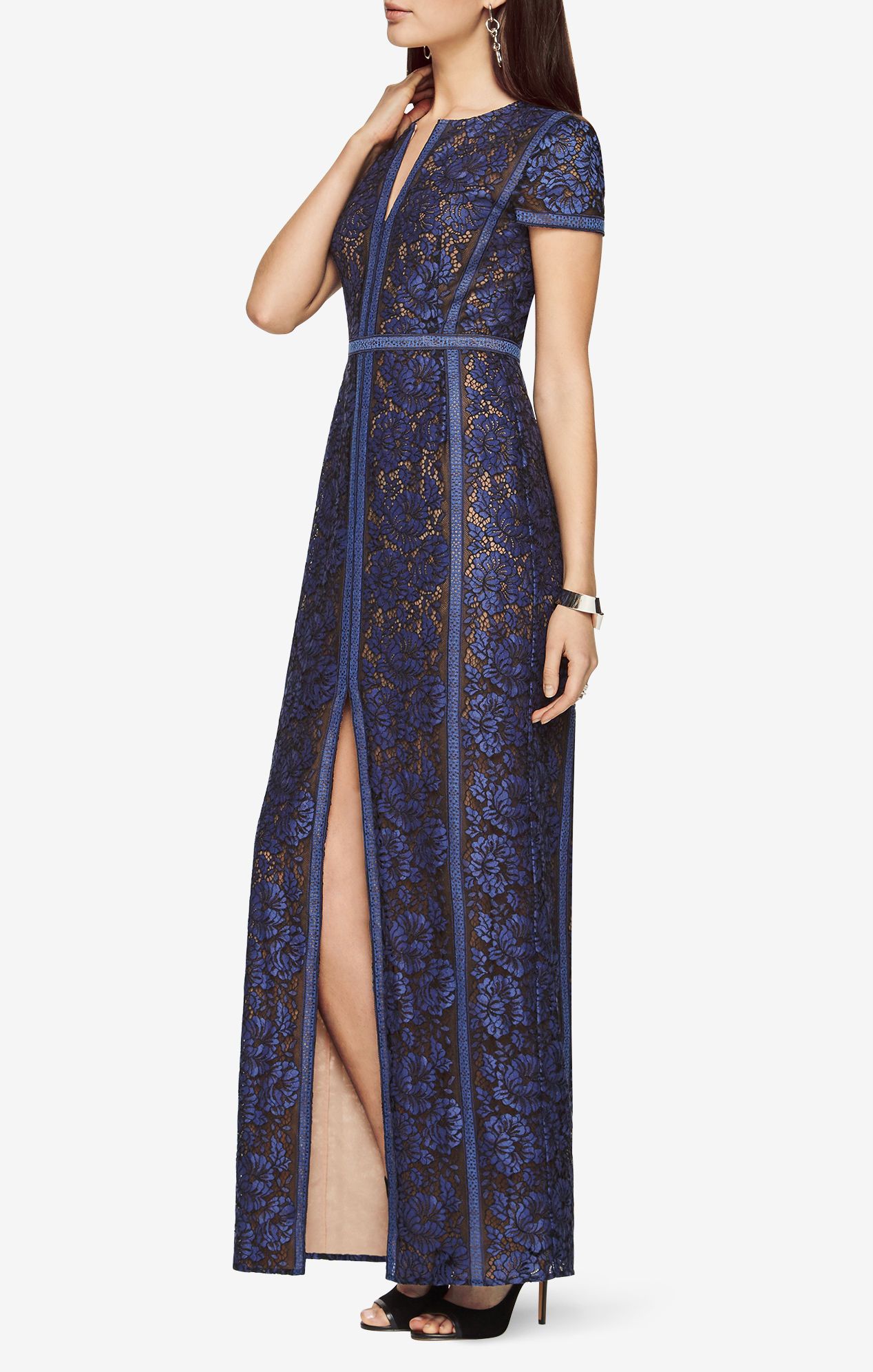 floral lace gown