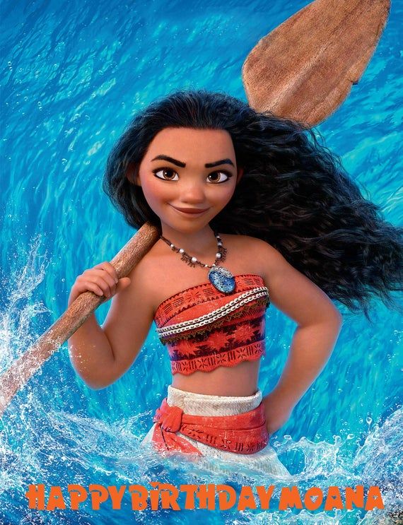Moana Edible Cake Topper/Icing Sheet
