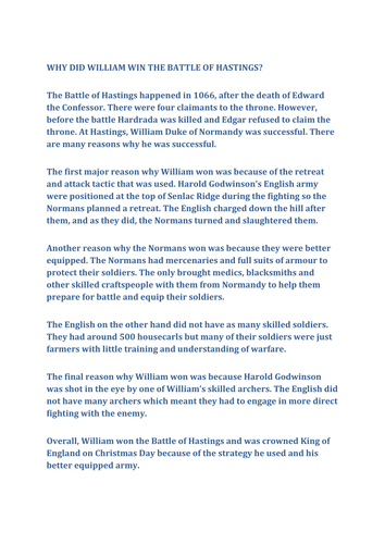 battle of hastings essay example display essay examples good examples of essays