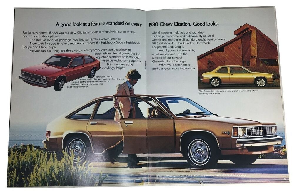 New from Dealer 1980 Chevrolet Monza sales catalog