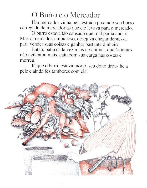 O Burro E O Tigre Pin em ATIVIDADES/ TEXTOS