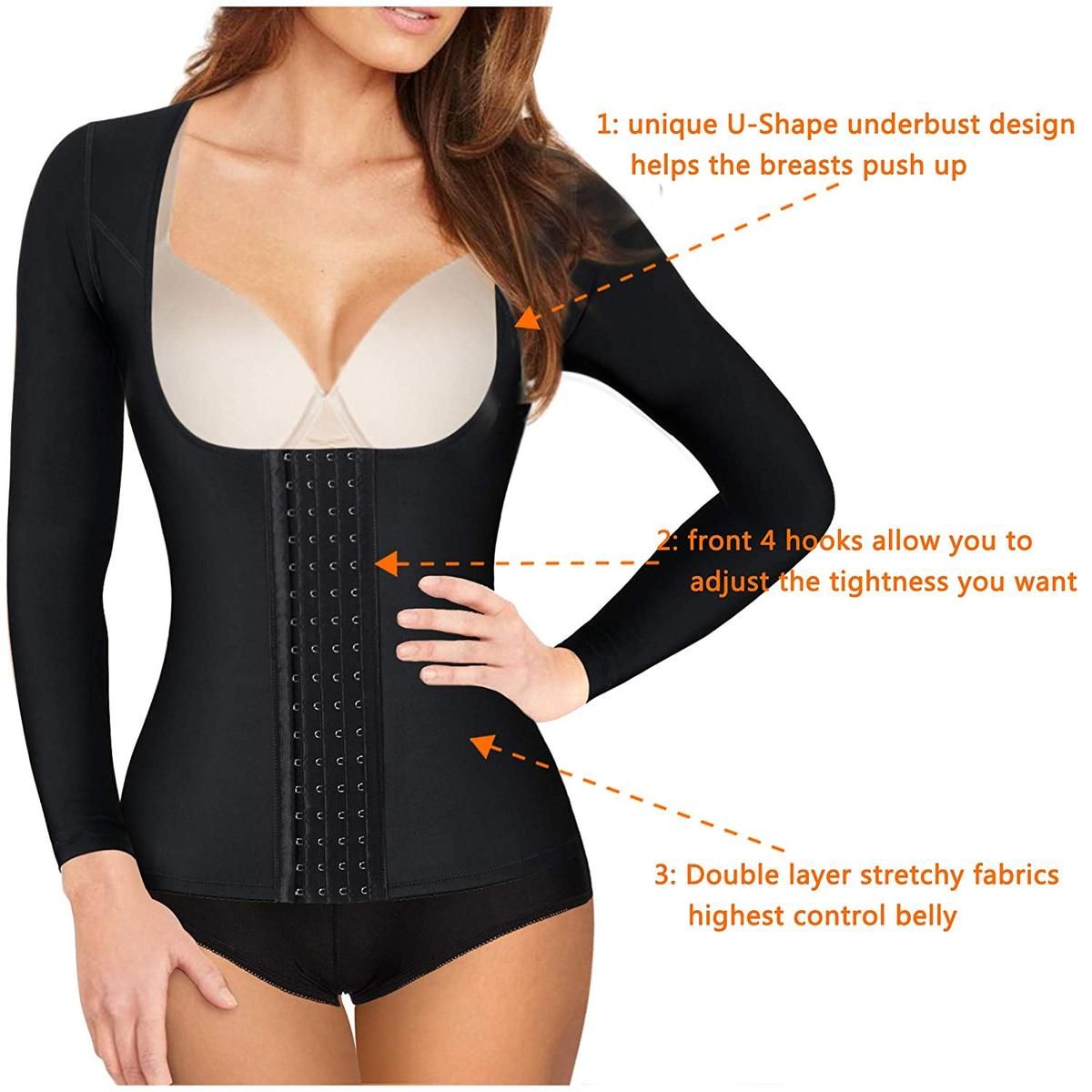 Gotoly Women Waist Trainer Corset Tummy Control Shapewear Slimming Girdle Cincher Body Shaper