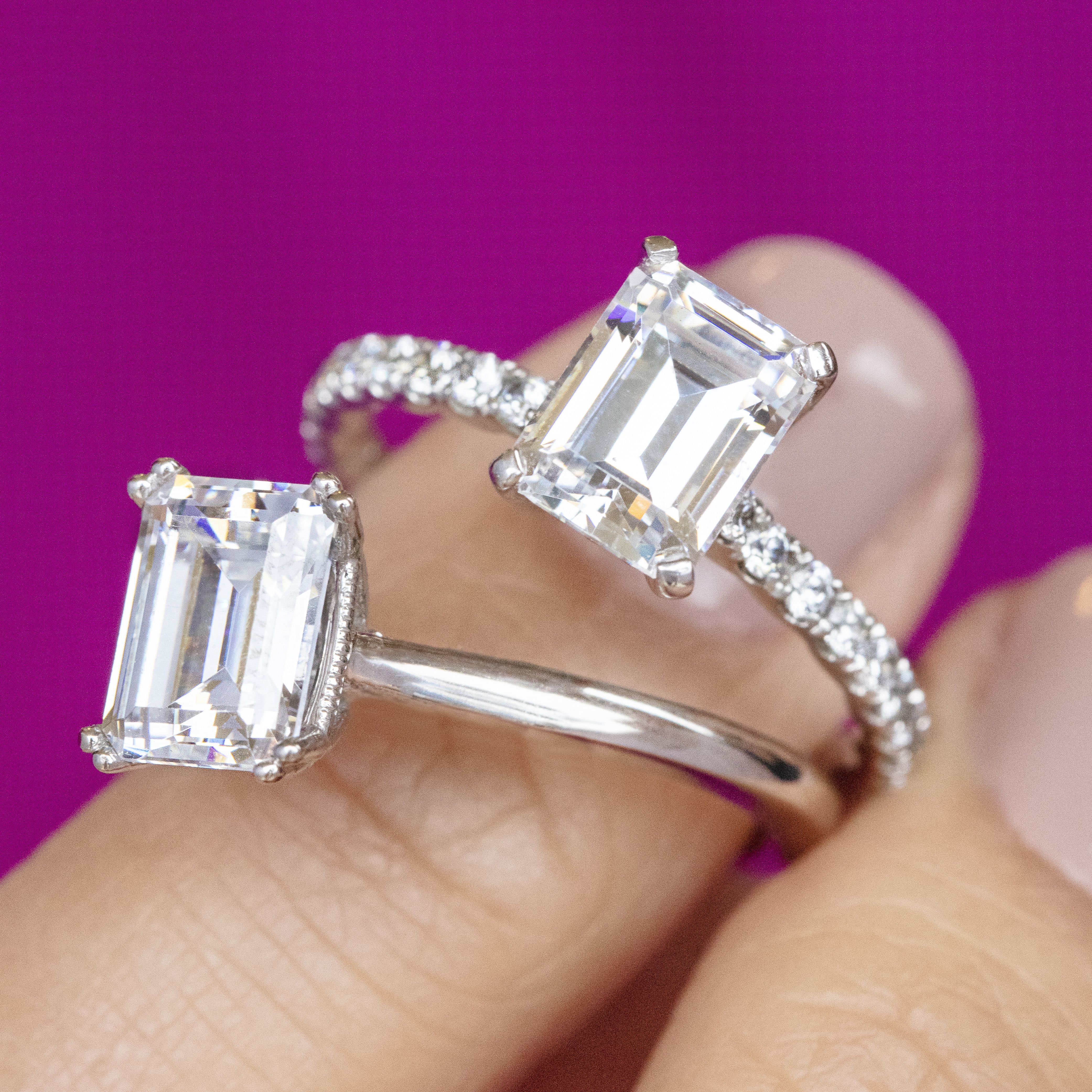 19+ Emerald cut wedding rings set information