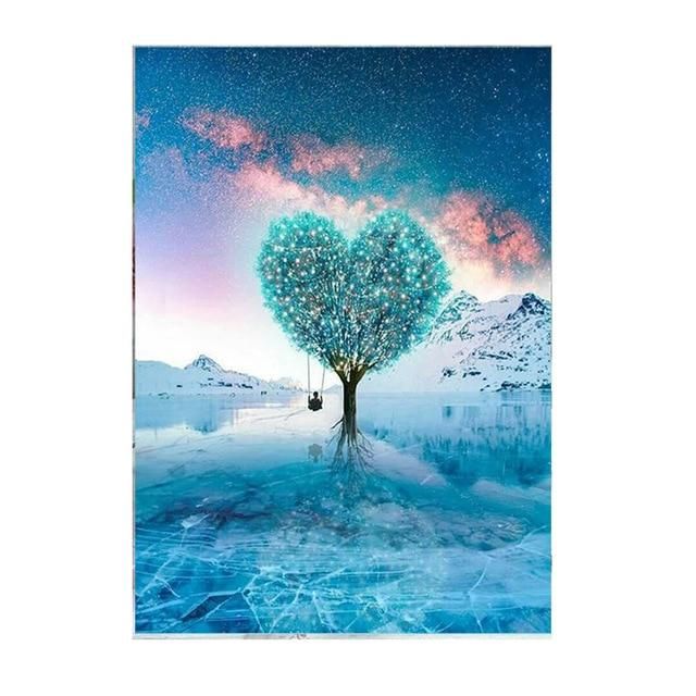 5D DIY diamond painting animal cat full circle rhinestone embroidery beach landscape mosaic mosaic picture home decoration|Diamond Painting Cross Stitch| - Q1684 / Full 30X40CM Round / China