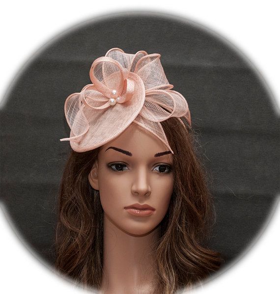 blush hats and fascinators