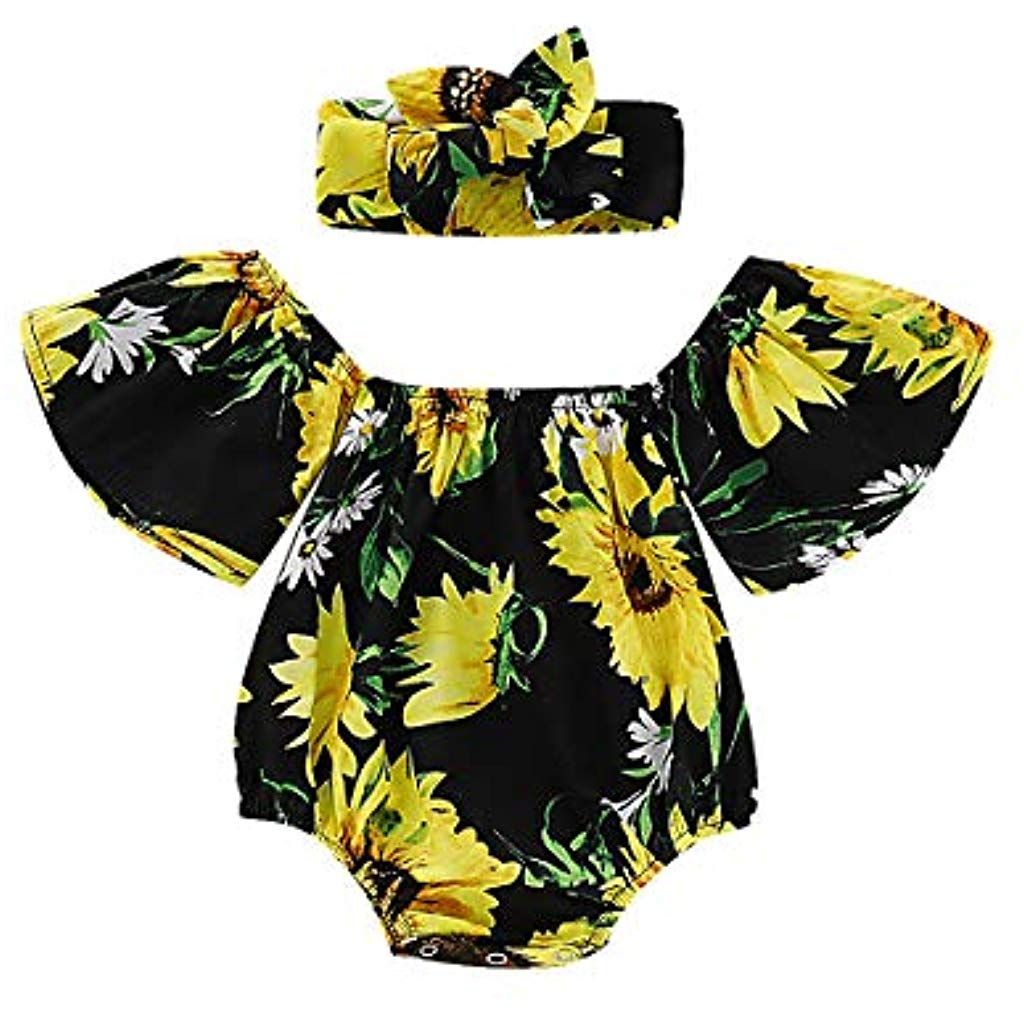 Cuekondy Infant Toddler Baby Boys 2019 Summer Clothes Outfits Fashion Short Sleeve Romper+Strap Shorts Set 6-24 Months
