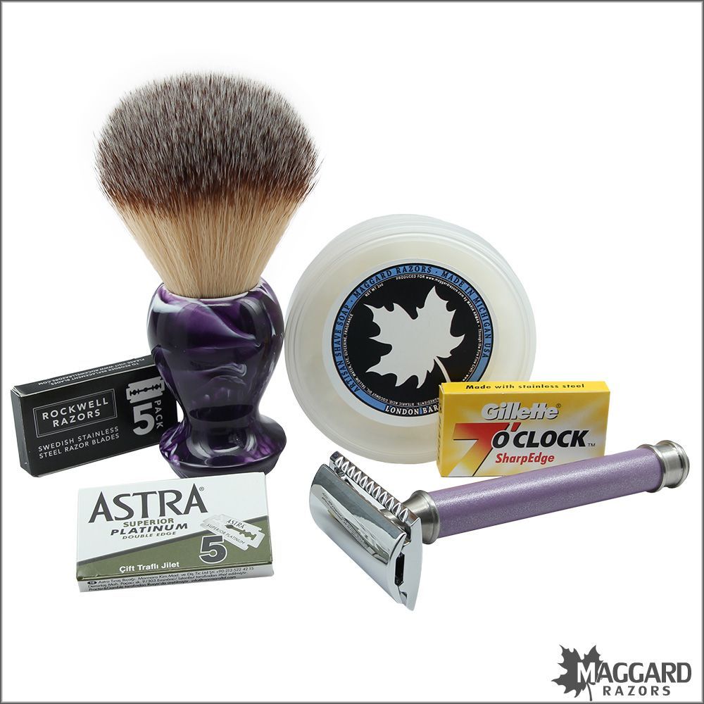 maggard razors basic wet shaving starter kit for women men s