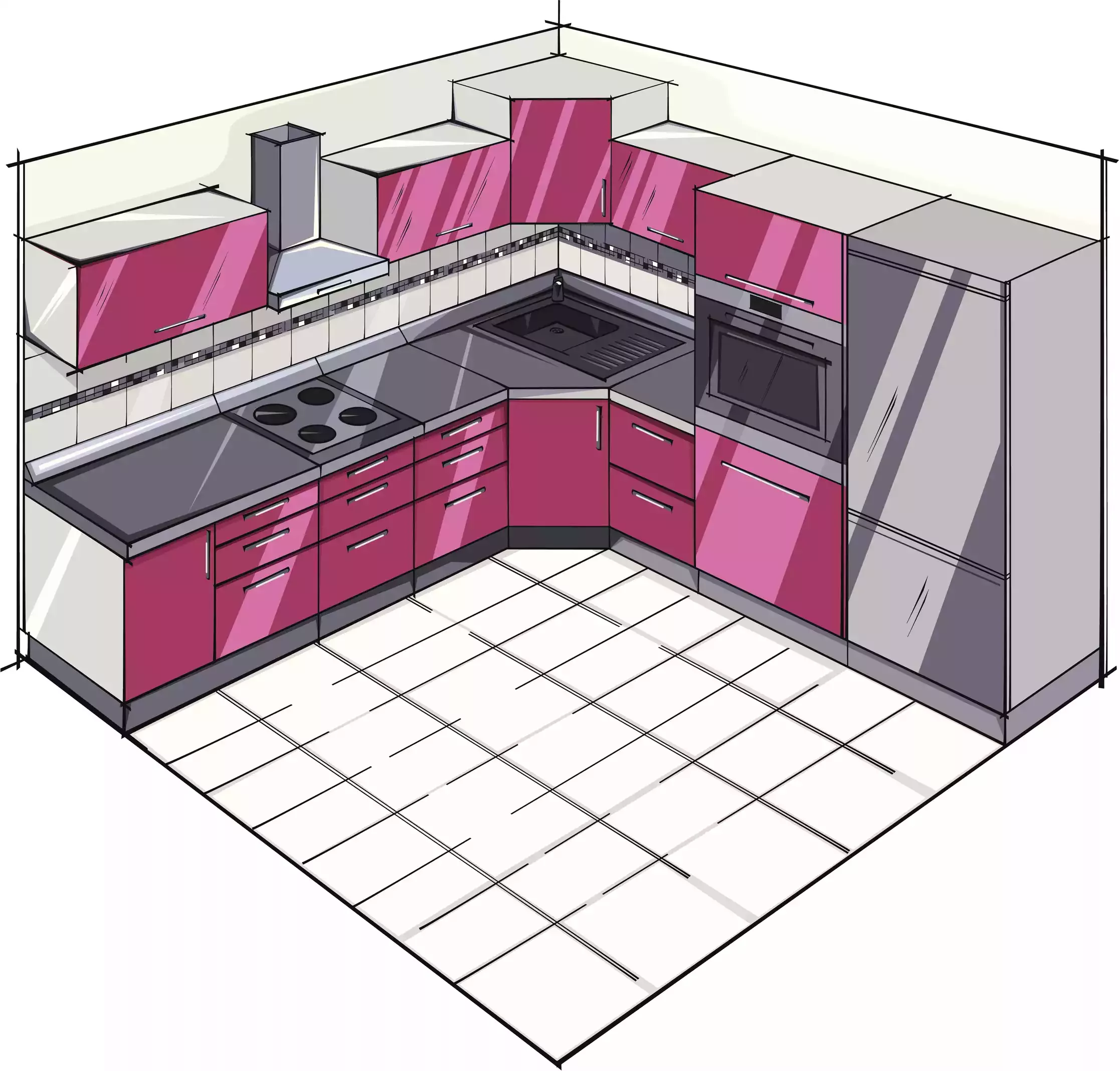 Positive Beautiful Kitchen Designs Layout Positive Beautiful Kitchen Designs Layout