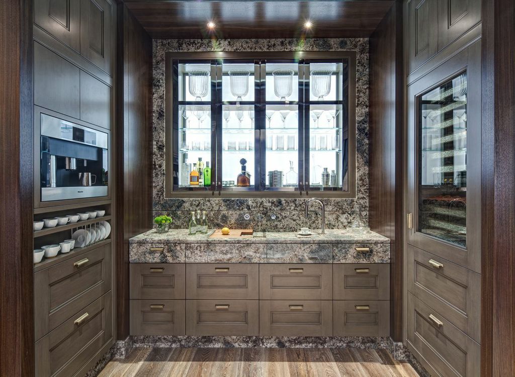 Stunning Kitchen Design With Integrated Topbrewer Coffee Machine Stunning Kitchen Design With Integrated Topbrewer Coffee Machine Iphone Control Marble
