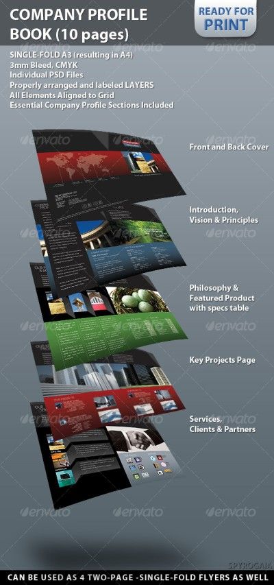 Graphicriver Professional Company Profile Brochure 10 pages 122065
