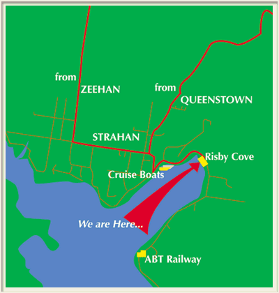 Strahan Map Accommodation Risby Cove Luxury Tasmanian Strahan Map Accommodation Risby Cove Luxury Tasmanian Waterfront
