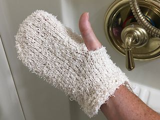 scrubby shower mitt free knitting pattern on ravelry threads
