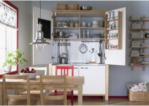A Scomparsa Värde Minicucina Di Ikea Costruita Allinterno Di Un
