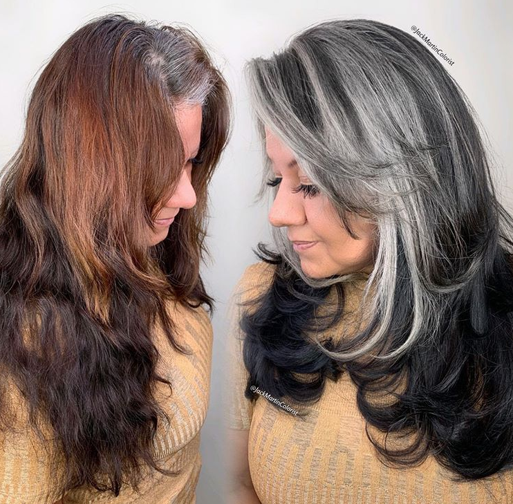 75 women that embraced their grey roots and look stunning
