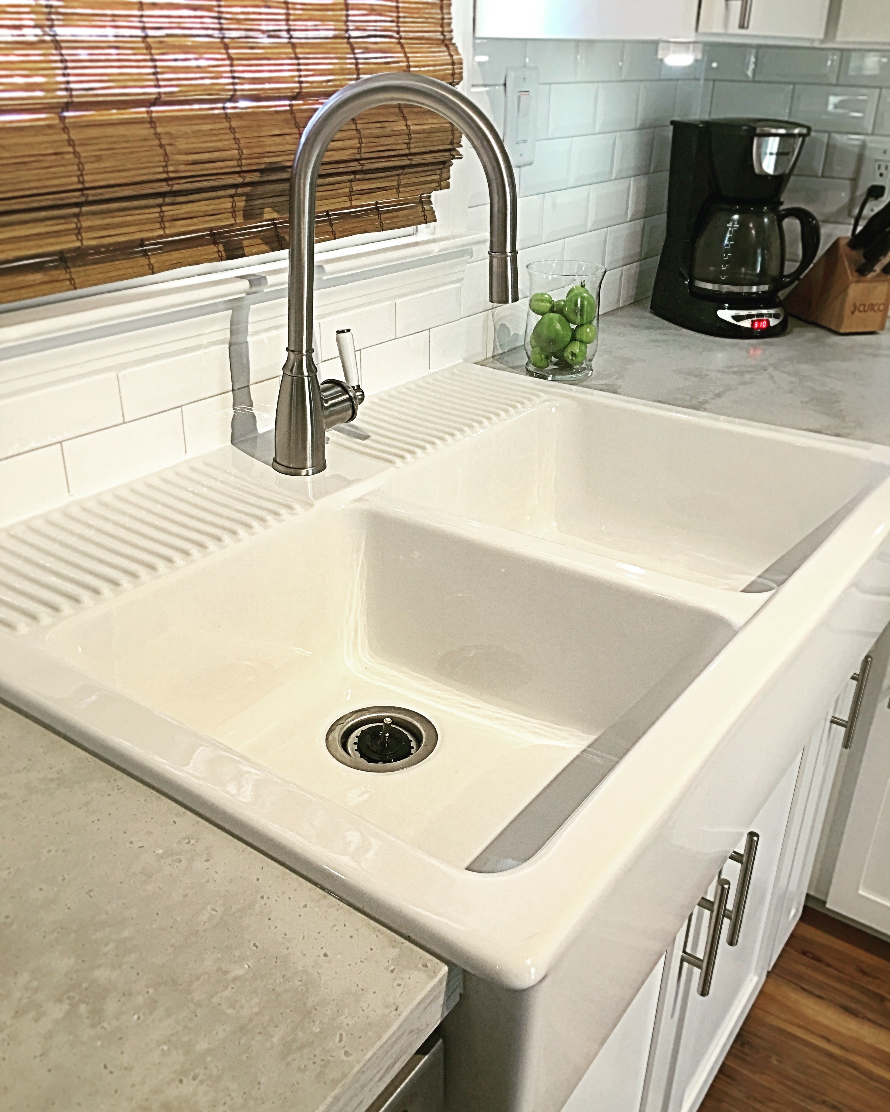 Ikea Farmsink And Faucet Staron Solid Surface Countertops