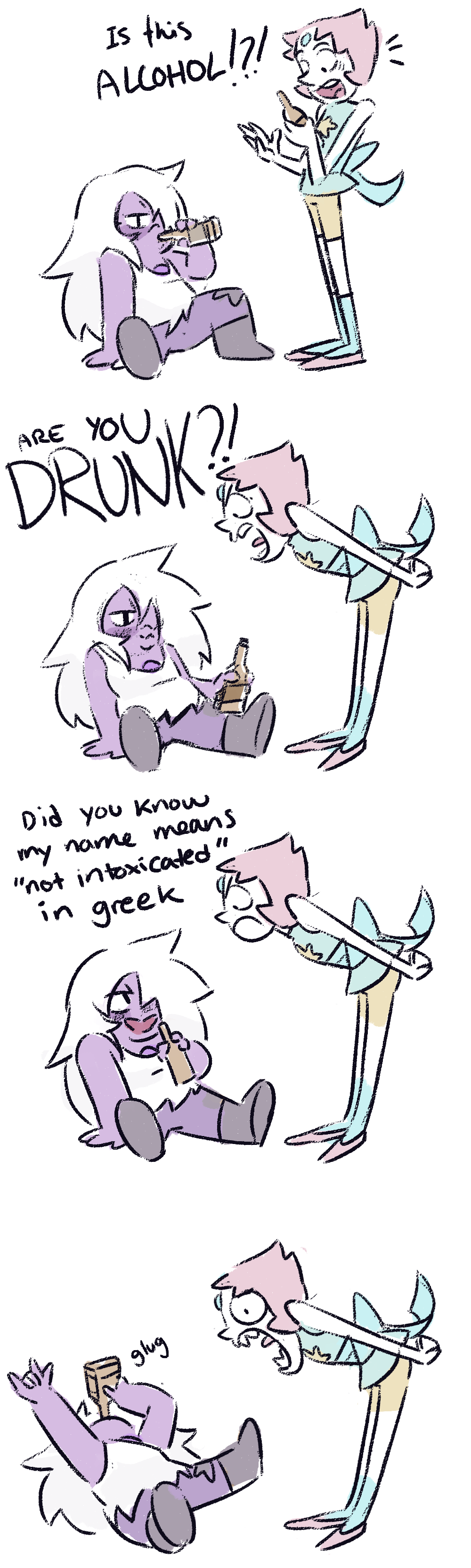 Can Gems Get Drunk Pinterest Steven Universe Universe And Meme