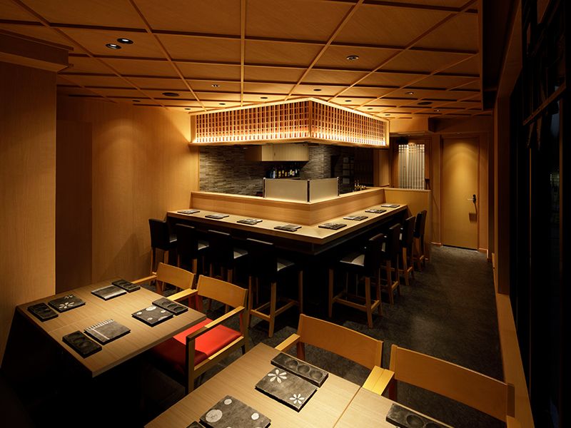 創作 串揚げ ふらい 魂の一本 日本料理店の設計 レストランのデザイン 和モダン 内装 創作 串揚げ ふらい 魂の一本 日本料理店の設計 レストランのデザイン 和モダン 内装
