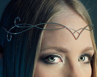 Sindar elven crown tiara circlet small and elegant #crowntiara