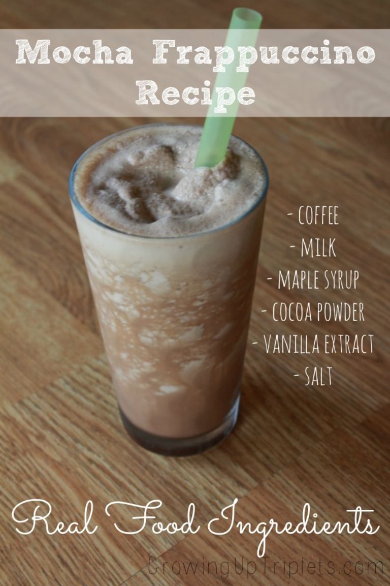 how to make a mocha frappuccino at home