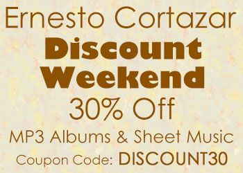 discount weekend on ernesto cortazar online store 30 discount mp3 discount sheet music