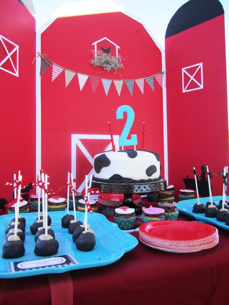 Farm Animals Birthday Party Ideas | Photo 9 of 20 | Farm birthday, Farm