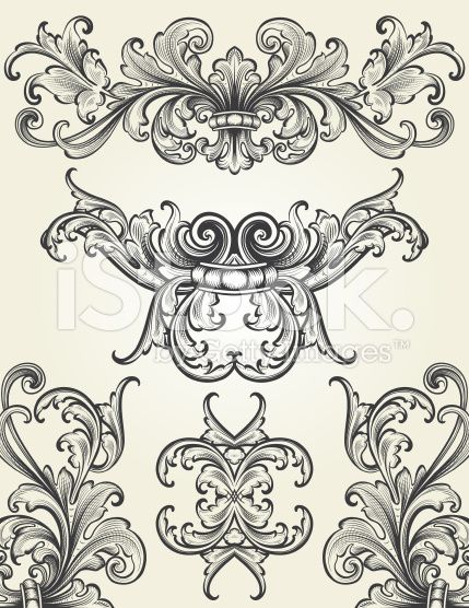 Baroque Ornamental Scrolls Baroque Ornament Baroque Tattoo Baroque Baroque Ornamental Scrolls Baroque Ornament Baroque Tattoo Baroque