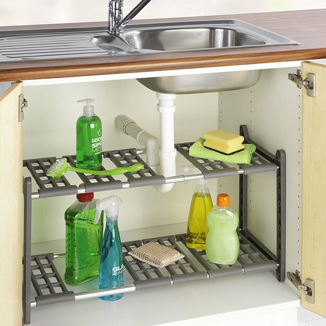 Ordnung in der Küche Mit diesen Helfern herrscht nie mehr Chaos! Schrank regale, Unterschrank Ordnung in der Küche Mit diesen Helfern herrscht nie mehr Chaos! Schrank regale, Unterschrank