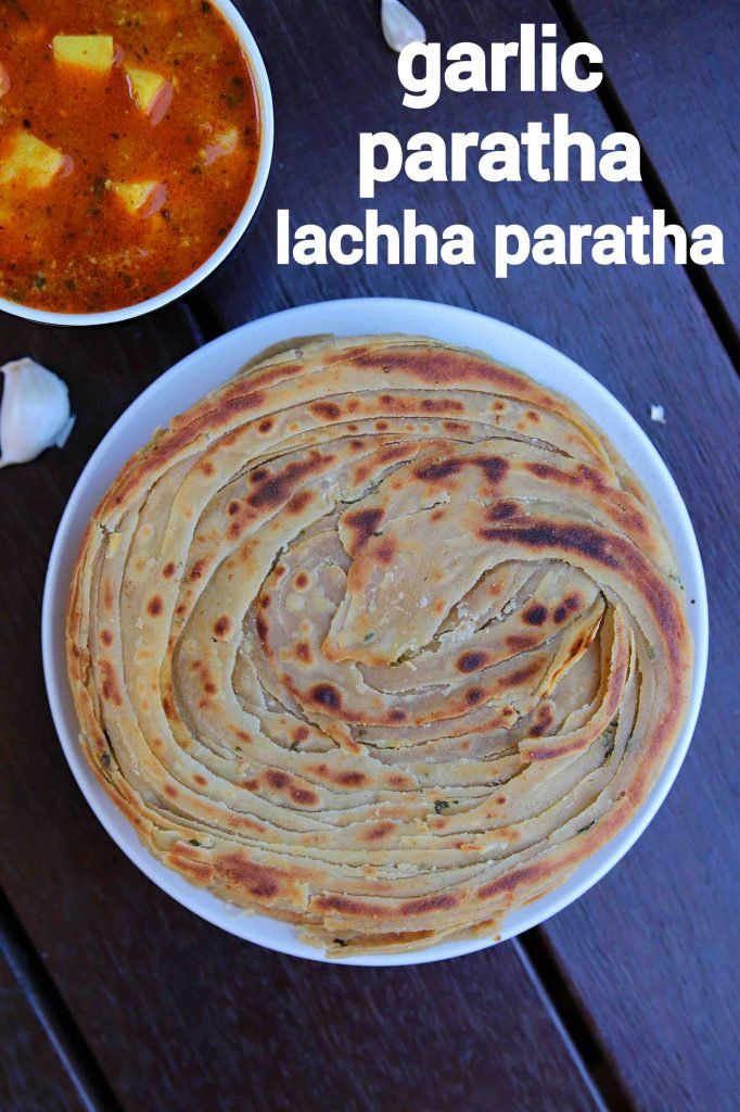 garlic paratha recipe | chilli garlic lachha parat garlic paratha recipe | chilli garlic lachha parat