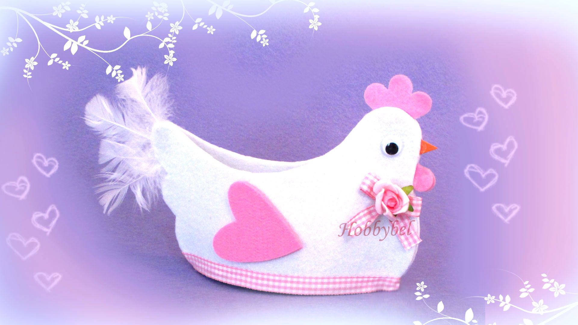 Gallina Feltro Pasqua Centrotavola Fai Da Te | Centrotavola Fai Da Te, Pasqua Fai Da Te, Fai Da Te