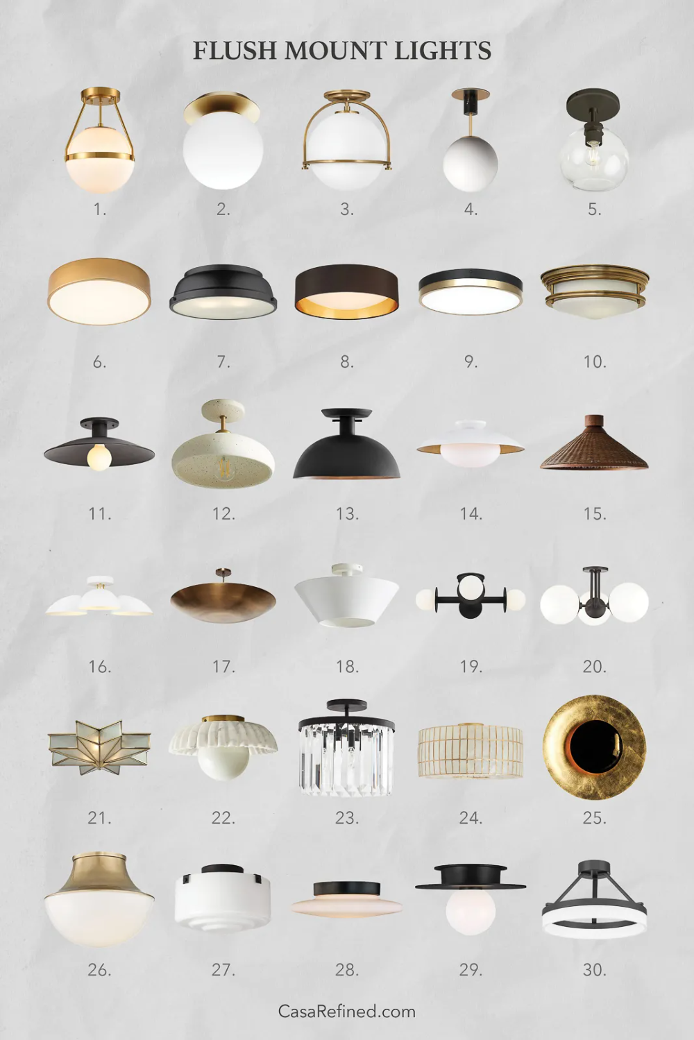 30 Ultimate Flush Ceiling Lights That Are Not Boring