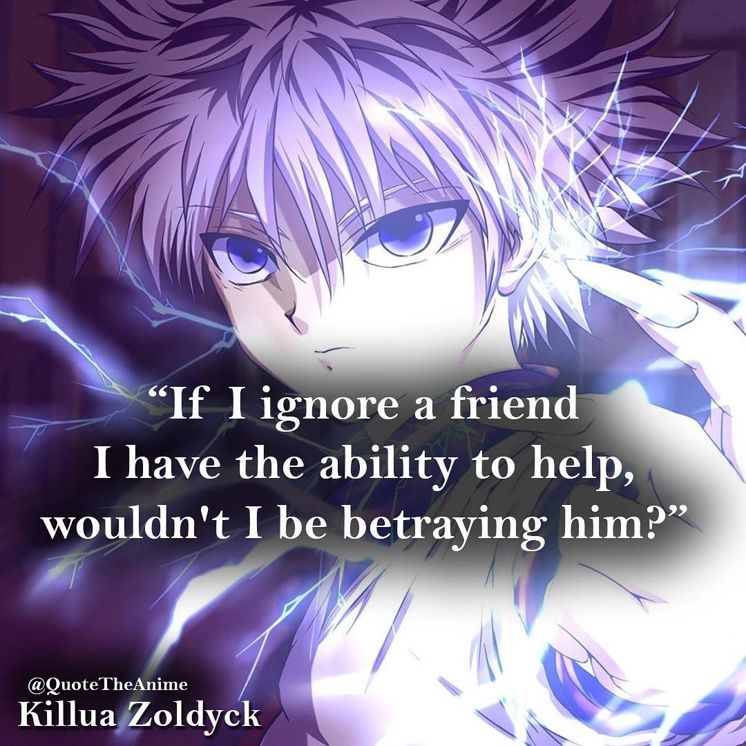 10+ POWERFUL Hunter x Hunter Quotes | Hunter quote, Anime, Anime quotes