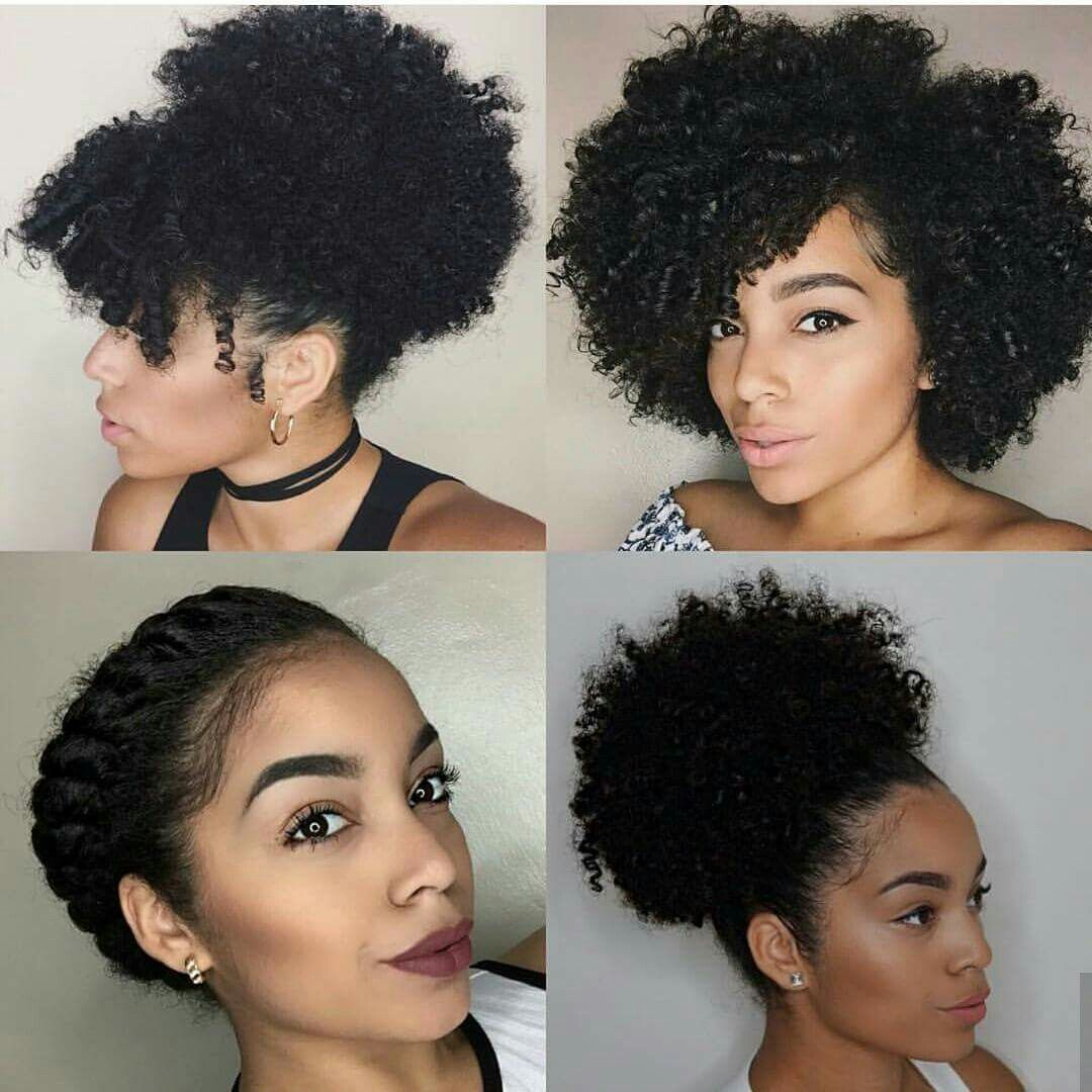Versatility | Big Curls | Pinterest | Natural, Hair goals and Black