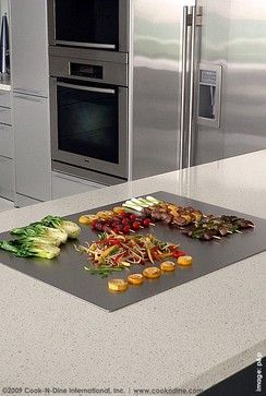 CND teppanyaki grill MO-80 L 31-1/2" x W 23-5/8" - contemporary - kitchen - miami - Cook-N-Dine® International Outdoor Kitchen Appliances, Chefs Kitchen, Kitchen Area, Kitchen Pantry, Kitchen Countertops, Dream Kitchen, New Kitchen, Kitchen Gadgets, Kitchen Dining
